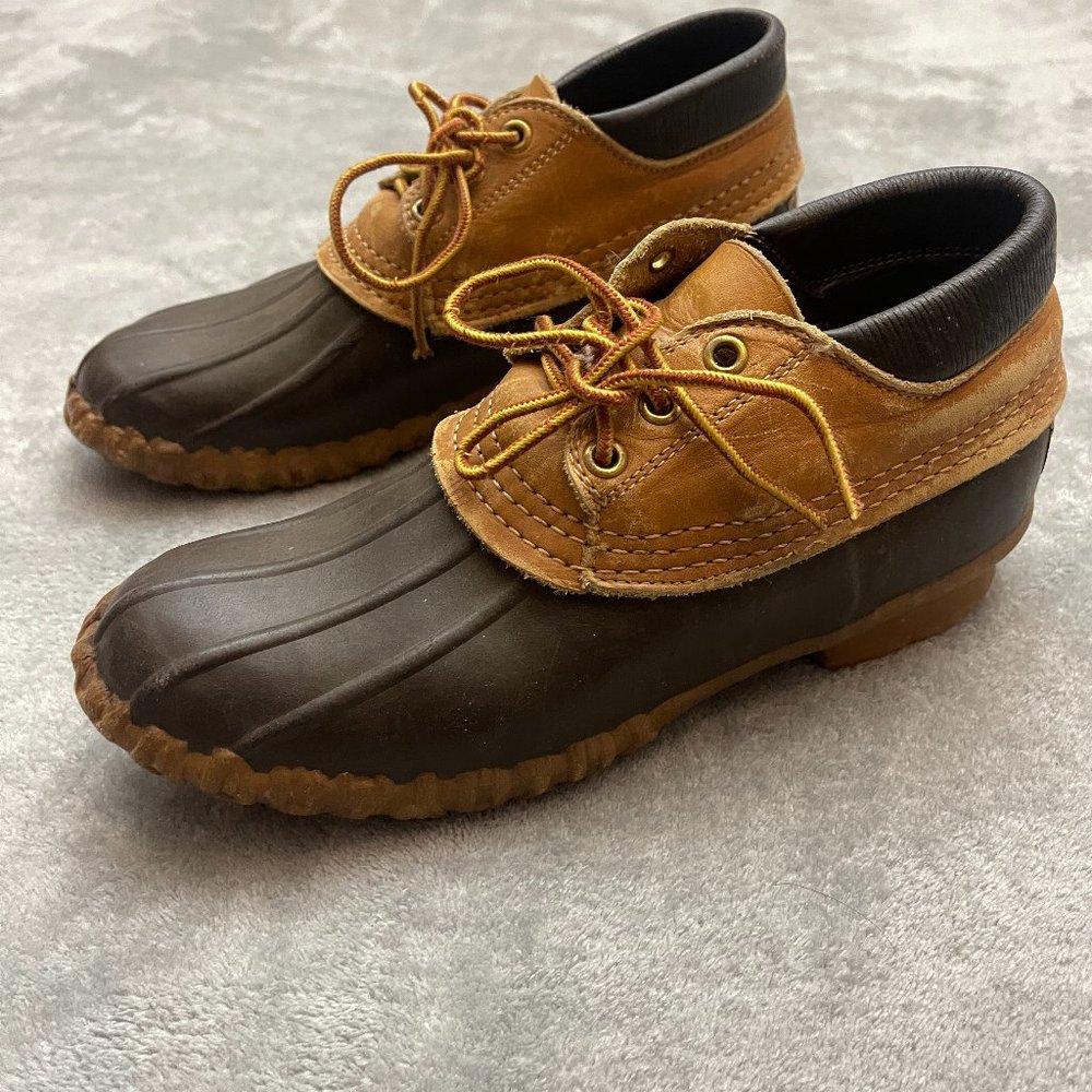 L.L. Bean Brown and Tan Duck Boots